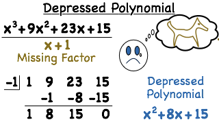 what is a depressed polynomial printable summary virtual nerd