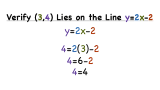 How Do You Check if a Point is on a Line If You Have an Equation?