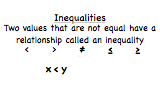 What's an Inequality?