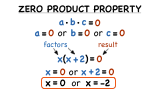 What's the Zero Product Property?