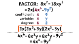 How Do You Factor a Common Factor Out Of a Difference of Squares?