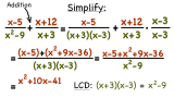 How Do You Add Two Rational Expressions with Different Denominators?