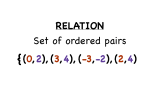 What is a Relation?