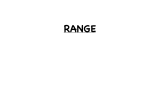 What is Range?