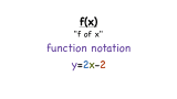 What is Function Notation?