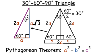 What Is A 30 60 90 Degree Triangle Virtual Nerd